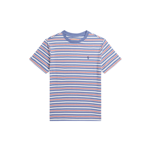 Maglia in jersey di cotone a righe Boys 6-14 Years in 1