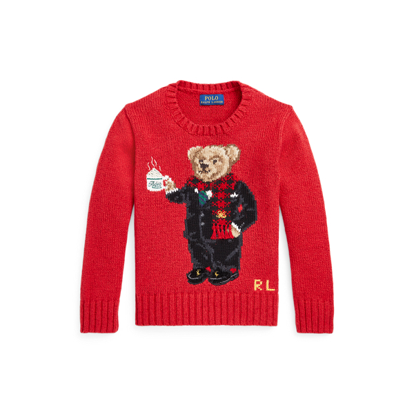 Lunar New Year Polo Bear Jumper Boys 1.5-6 Years 1
