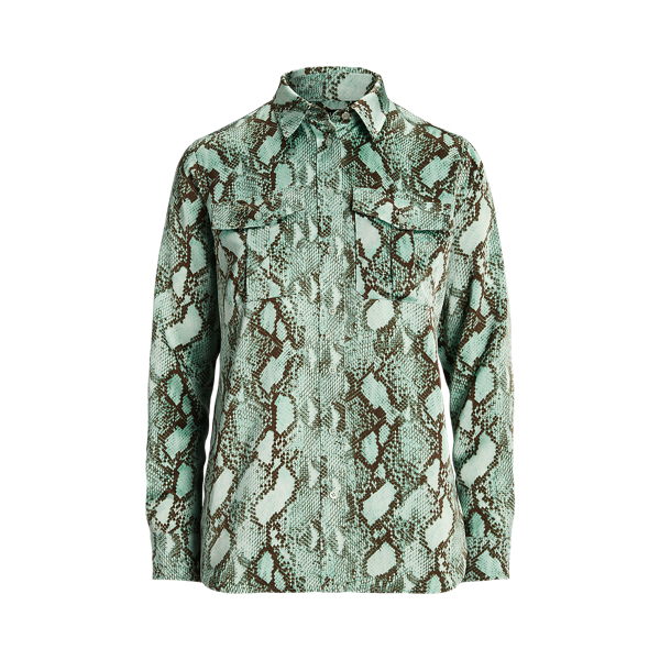 Charmeusehemd mit Schlangenmuster Lauren in 1
