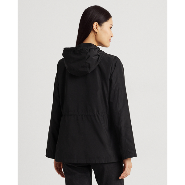 Veste &agrave; capuche rangeable Lauren en Noir 4