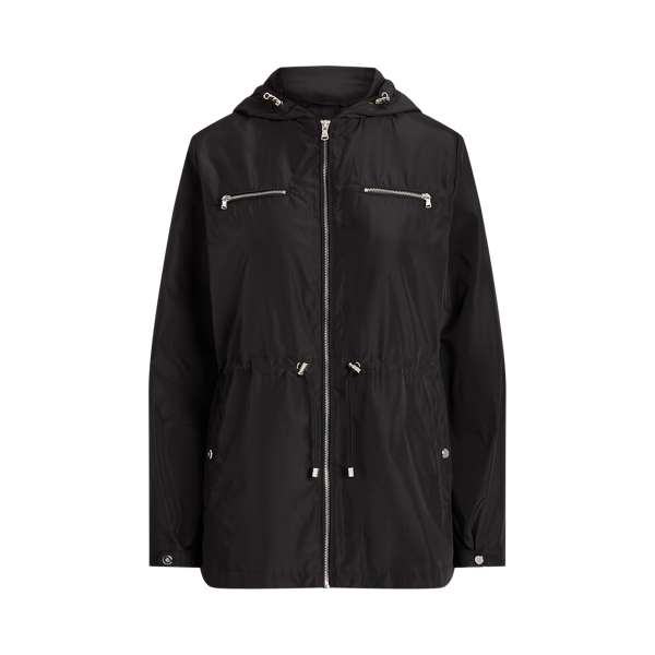 Veste &agrave; capuche rangeable Lauren en Noir 2