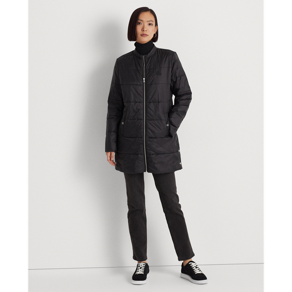 Black Quilted Jacket Lauren 4