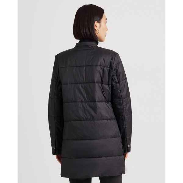 Black Quilted Jacket Lauren 5
