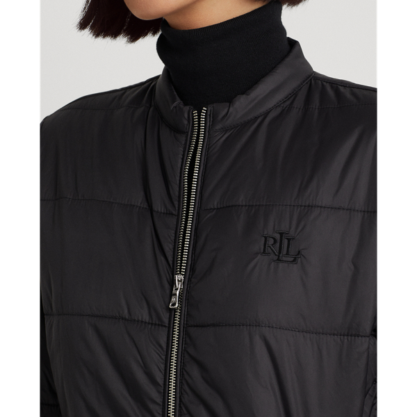 Black Quilted Jacket Lauren 6