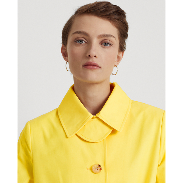 Trenchcoat aus Baumwollmischgewebe Lauren in Sunfish Yellow 6
