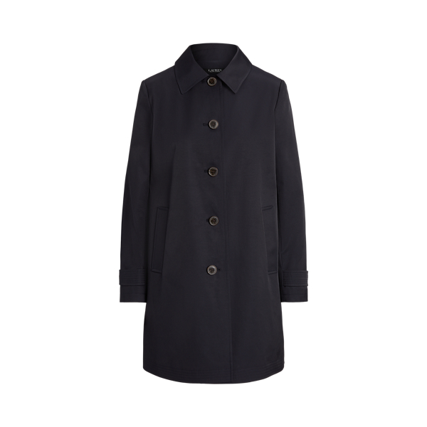 Cotton-Blend Trench Coat