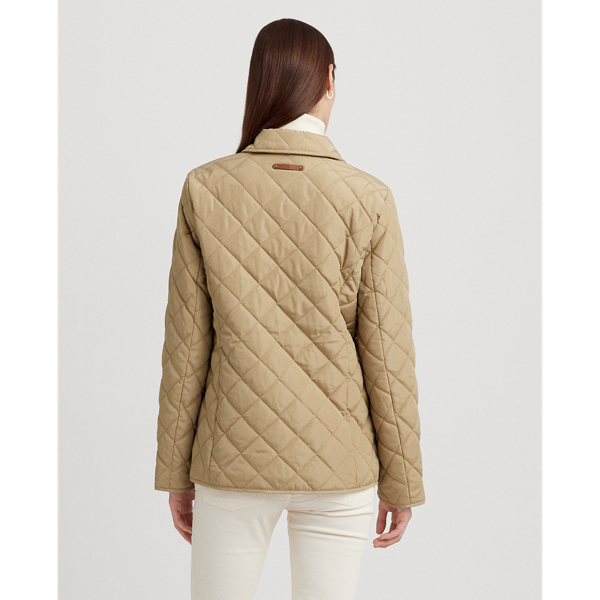 Crest Patch Quilted Jacket