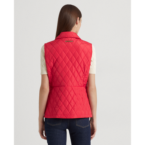Cactus Flower Crest-Patch Quilted Gilet Lauren 5