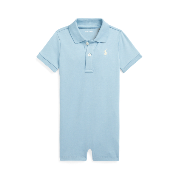 Soft Cotton Polo Shortall Baby Boy 1