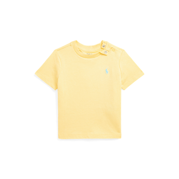 Corn Yellow Cotton Jersey Crewneck Tee Baby Boy 1