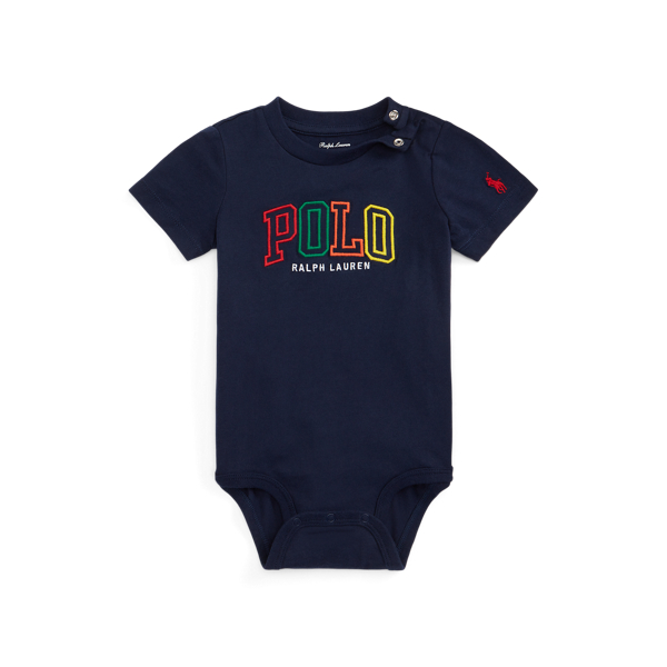 Cruise Navy Logo Cotton Jersey Bodysuit Baby Boy 1