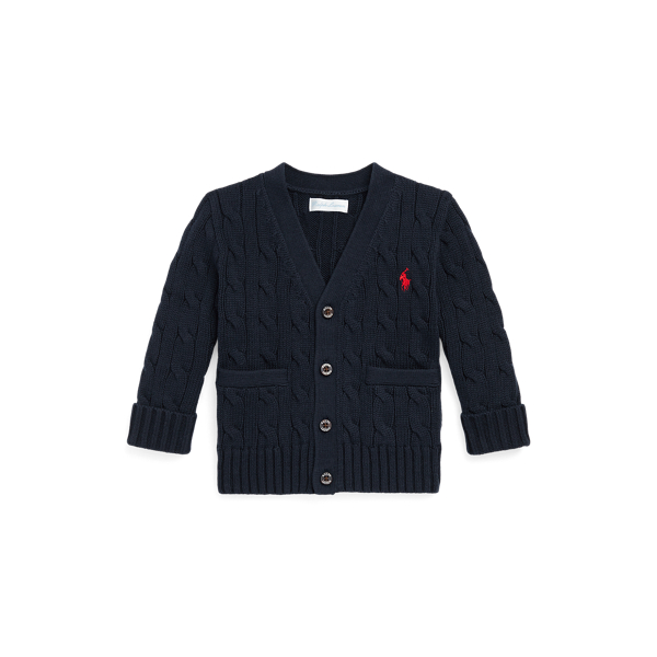 Cable-Knit Cotton Cardigan