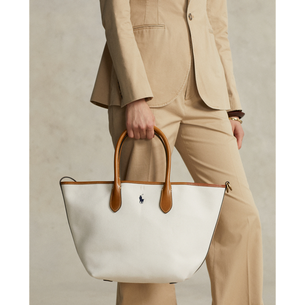 Canvas Medium Bellport Tote for Women Ralph Lauren KW