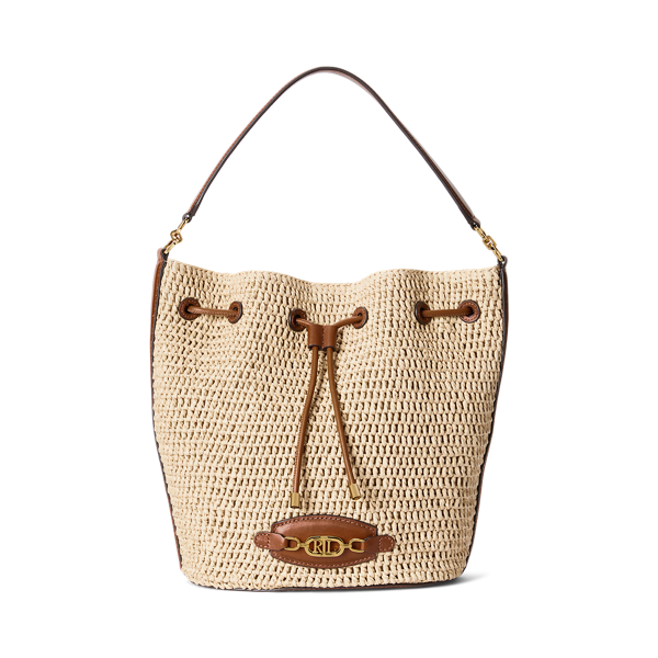 Straw Large Andie Drawstring Bag Lauren 1