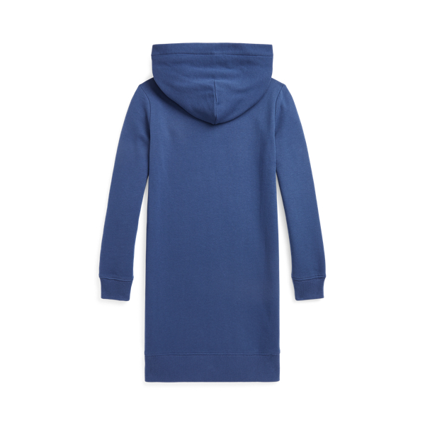 Robe &agrave; capuche Polo Bear en molleton Girls 7-14 Years en Night Navy 2