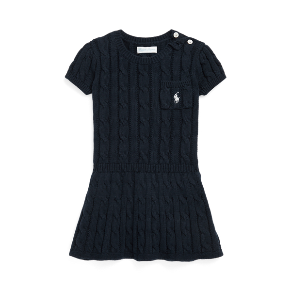 Cable-Knit Cotton Jumper Dress
