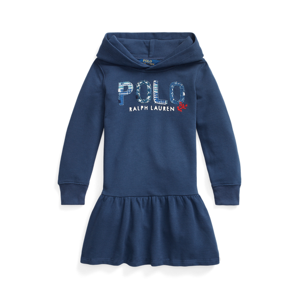 Logo Fleece Hoodie Dress