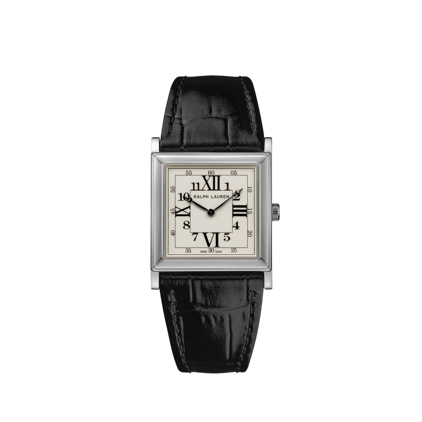 Мужские часы Ralph Lauren Silver 28 MM White Dial Watch, цвет: Белый — фото 4