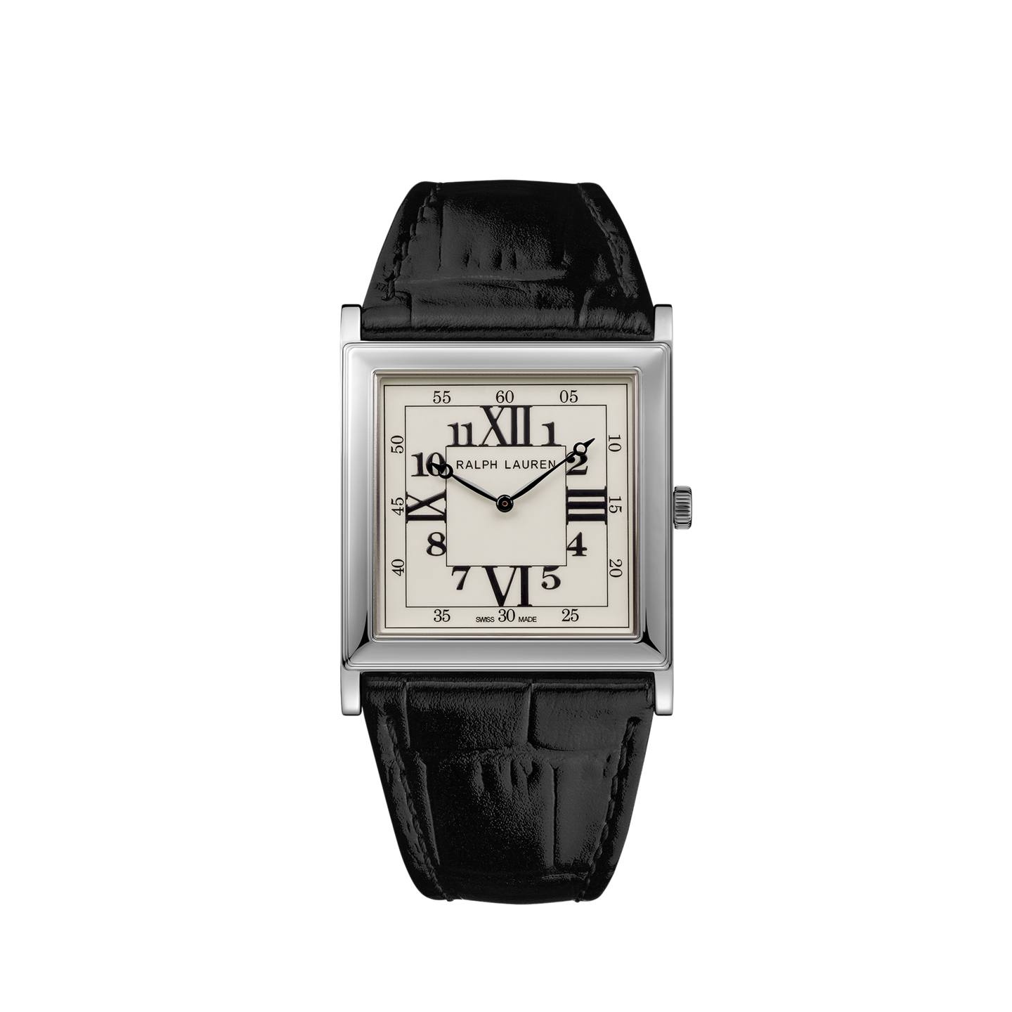 Мужские часы Ralph Lauren Silver 32 MM White Dial Watch, цвет: Белый — фото 4