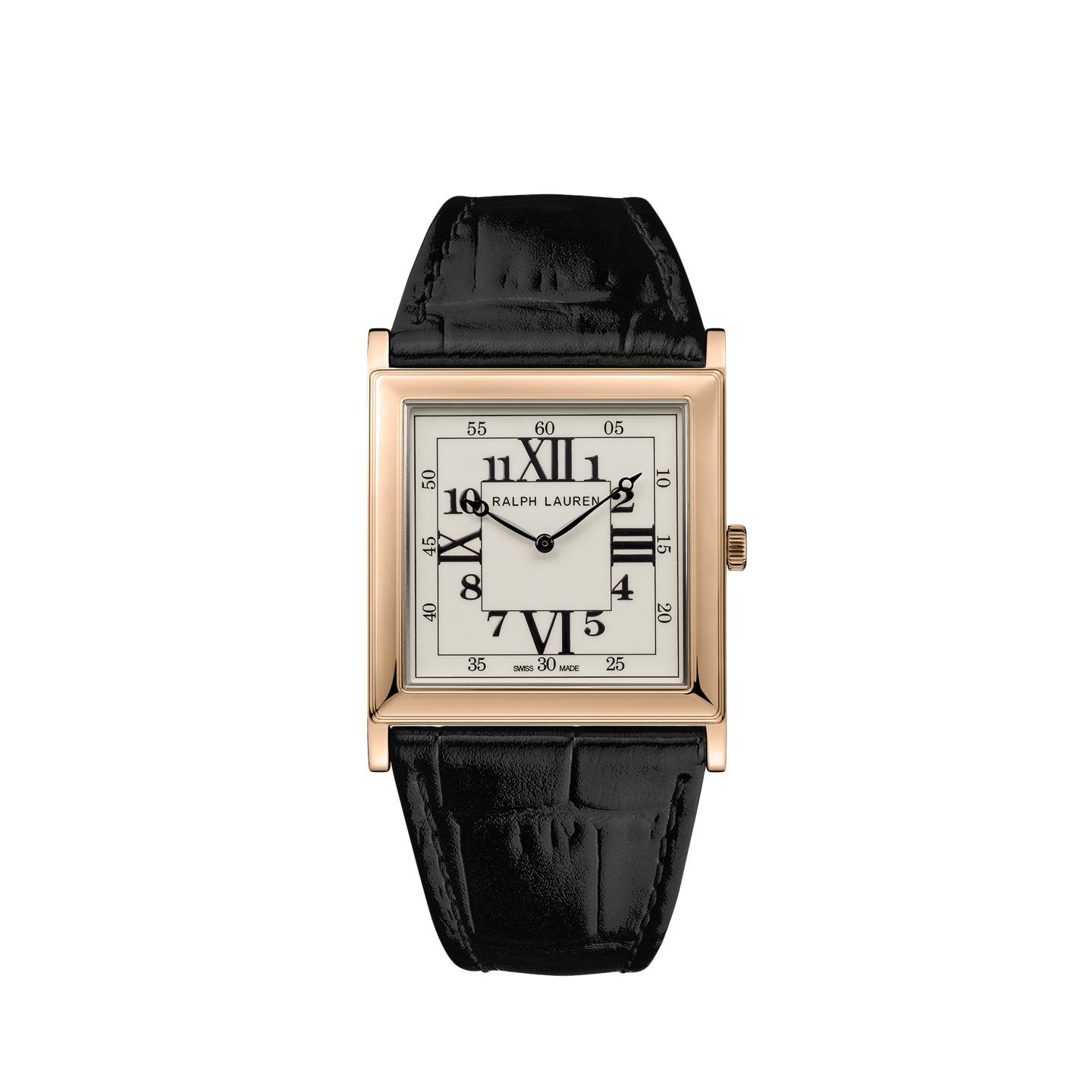 Мужские часы Ralph Lauren Rose Gold 32 MM White Dial Watch, цвет: Белый — фото 4