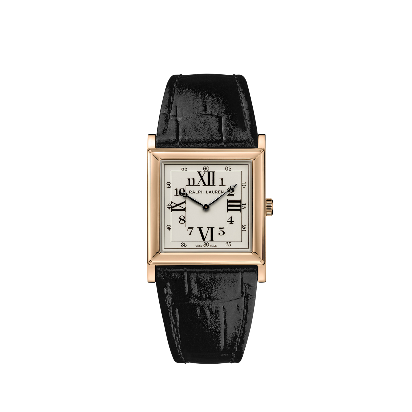 Мужские часы Ralph Lauren Rose Gold 28 MM White Dial Watch, цвет: Белый — фото 4