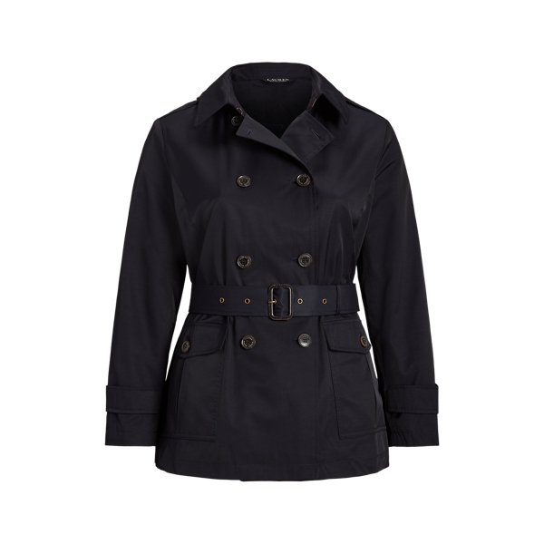 Zweireihiger Trenchcoat mit Baumwolle Lauren Woman in 1