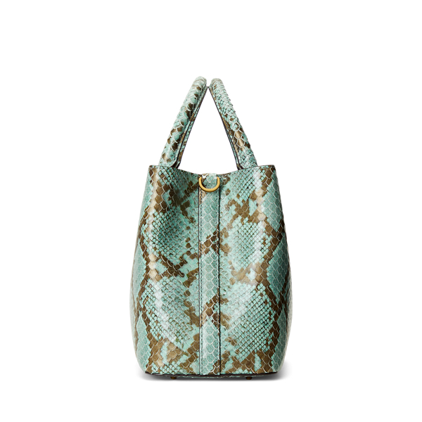 Tasche Marcy aus Schlangenlederimitat Lauren in T&uuml;rkis 4