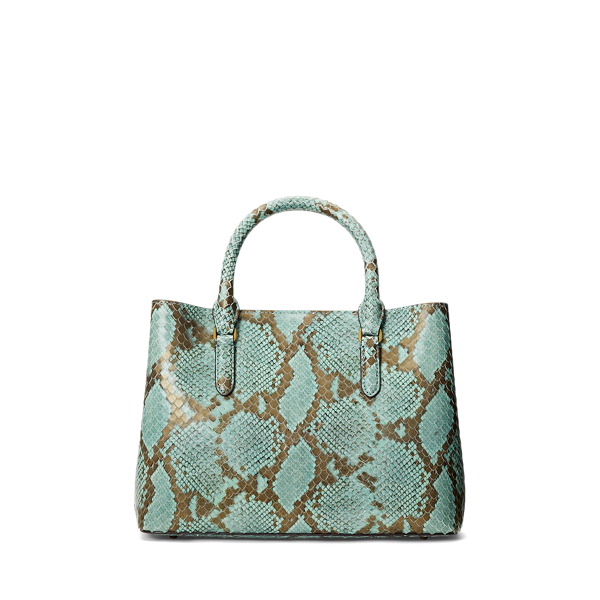 Tasche Marcy aus Schlangenlederimitat Lauren in T&uuml;rkis 5