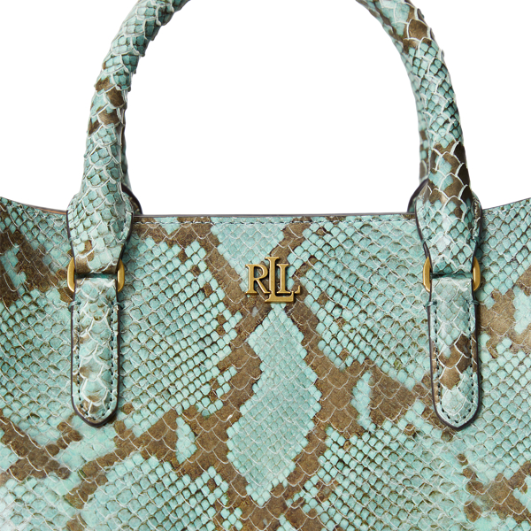 Tasche Marcy aus Schlangenlederimitat Lauren in T&uuml;rkis 7