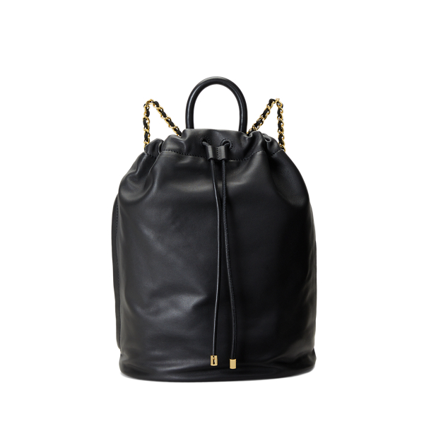 Sac &agrave; dos moyen Izzie en cuir nappa