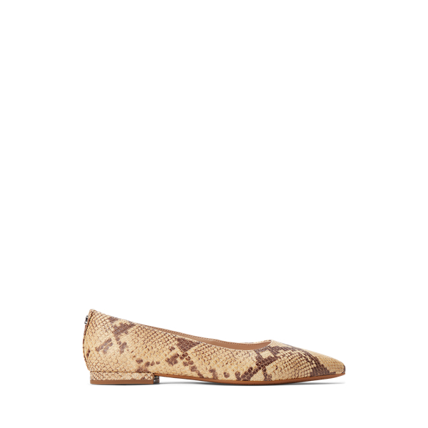 Schlangenlederimitat-Ballerina Londyn Lauren in 1
