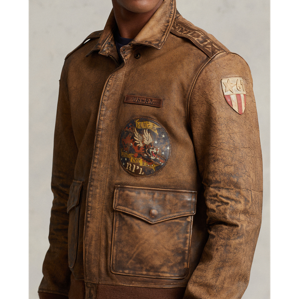 Ralph lauren flight bomber jacket online