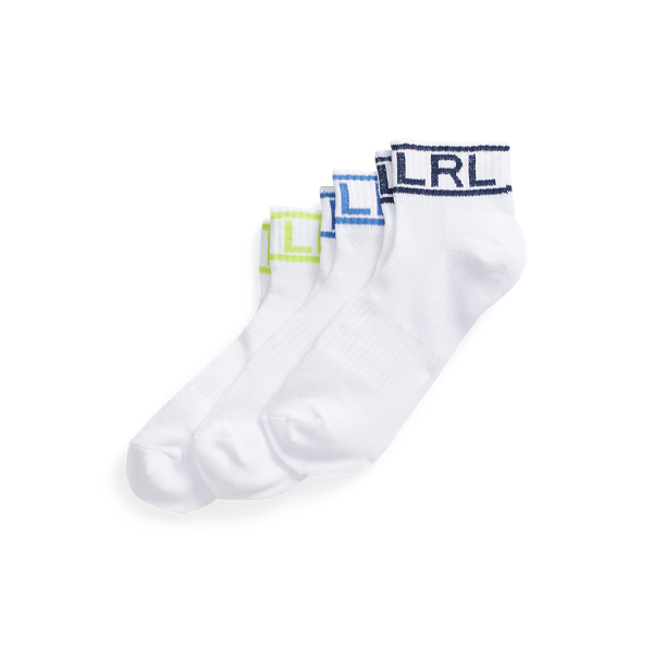 Logo Quarter-Top Sock 3-Pack