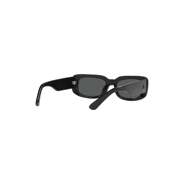 Rechthoekige zonnebril Polo Ralph Lauren in Shiny black 4
