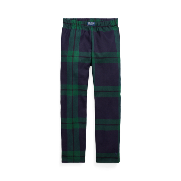 Karierte Pyjamahose aus Flanell Boys 6-14 Years in 1
