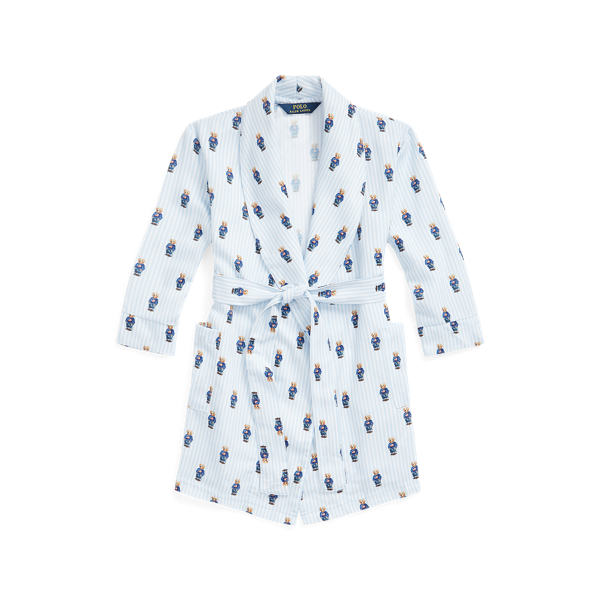 Polo Bear Flannel Robe for Boys Ralph Lauren UK