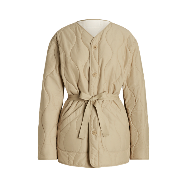 Reversible Quilted Ripstop Coat for Women Ralph Lauren QA