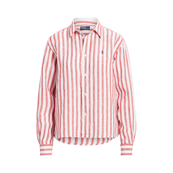 Oversize Striped Linen Shirt for Women | Ralph Lauren® JO