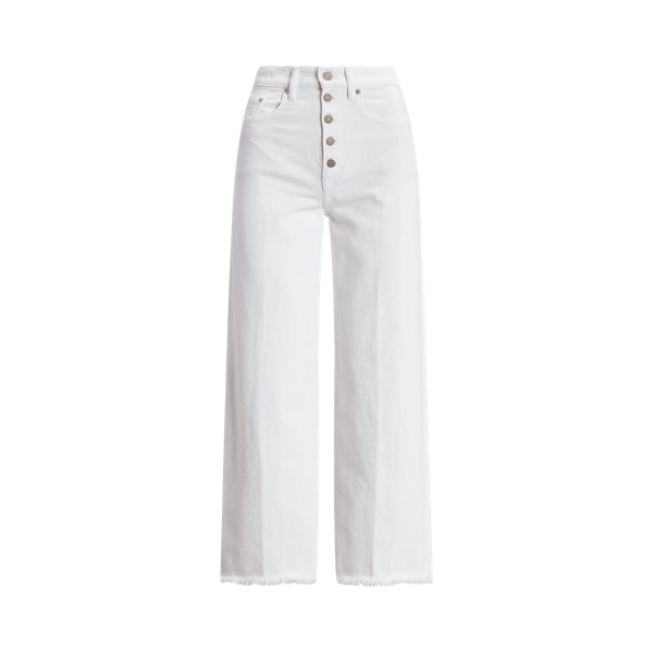 Jeans in 3/4-L&auml;nge mit hoher Leibh&ouml;he