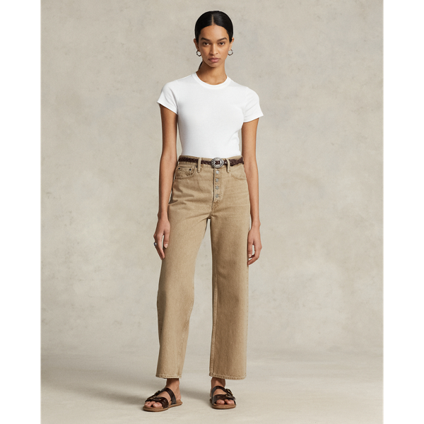 デニム・ジーパン Polo Ralph Lauren Cropped wide leg jeans High-Rise Wide-Leg Crop Jean