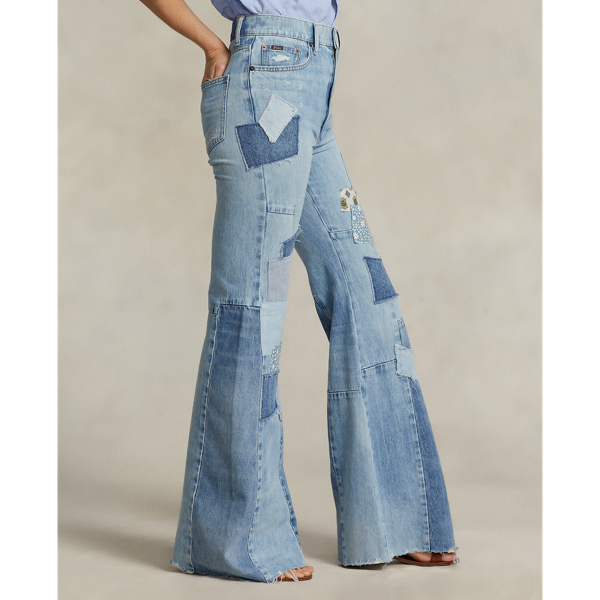 Ralph Lauren denim flare pants 00s’ 9 Vintage Ralph Lauren Polo Jeans Company Hipster Flare Denim