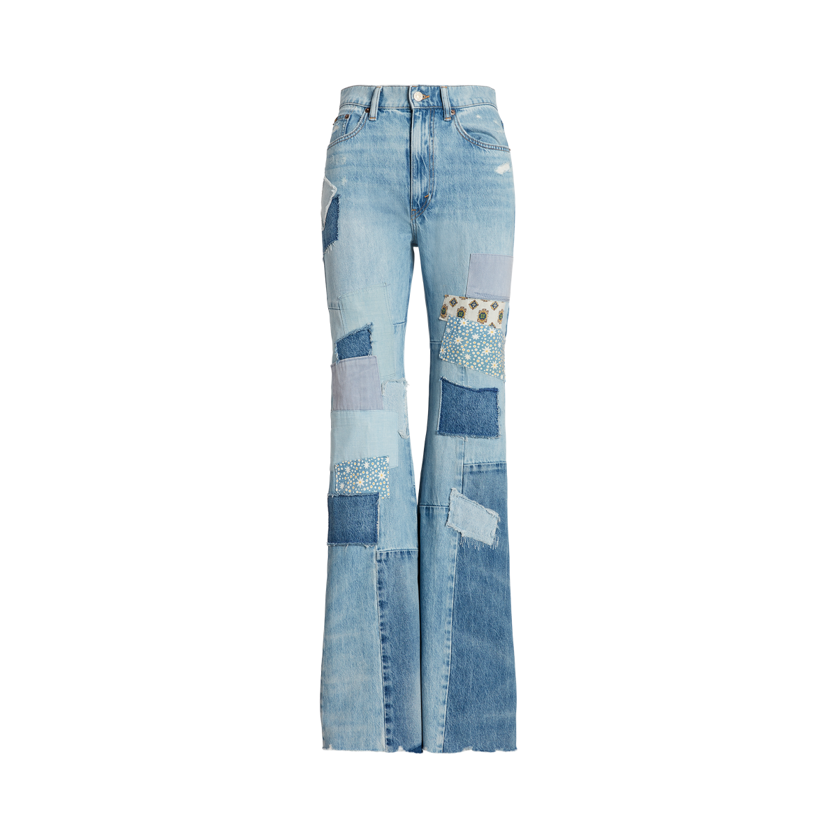 Patchwork Flare Jean