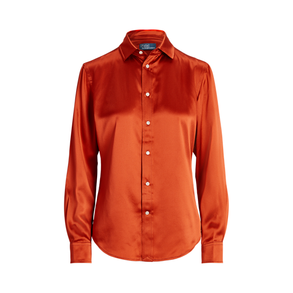 Classic Fit Silk Shirt | Ralph Lauren