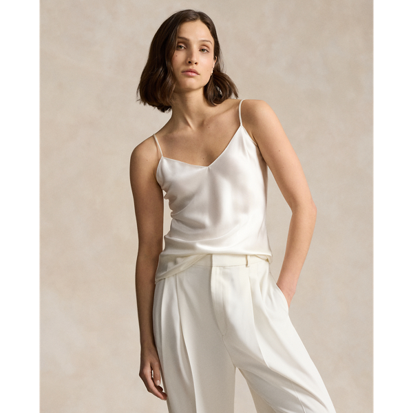 Trophy Cream Silk Camisole Polo Ralph Lauren 1