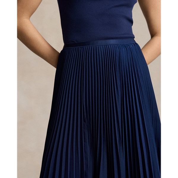 Pleated Georgette Skirt for Women Ralph Lauren GI