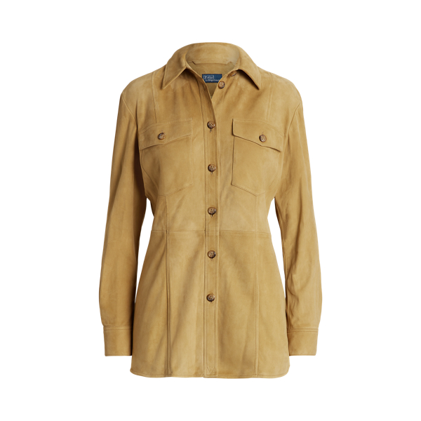 Lambskin Suede Surplus Shirt Polo Ralph Lauren 1