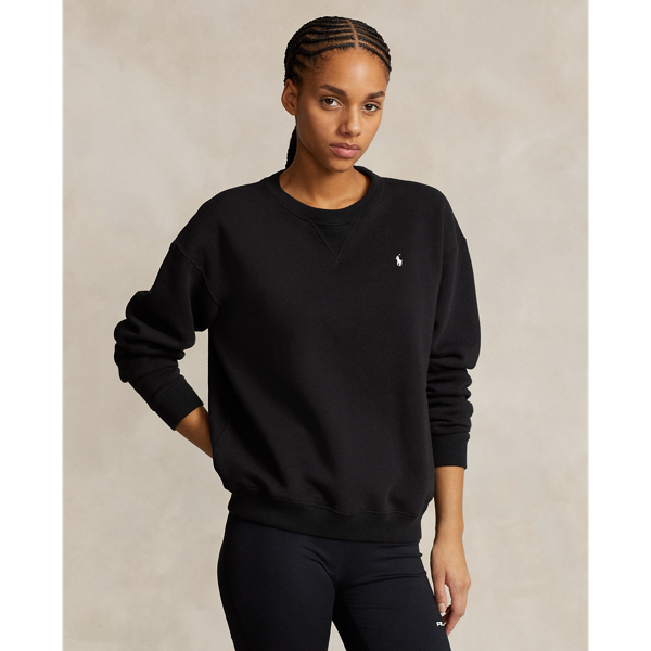 Ralph lauren black sweatshirt best sale