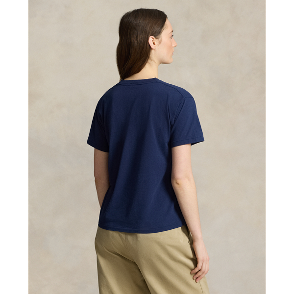 Newport Navy Cotton Jersey Crewneck T-Shirt Polo Ralph Lauren 5