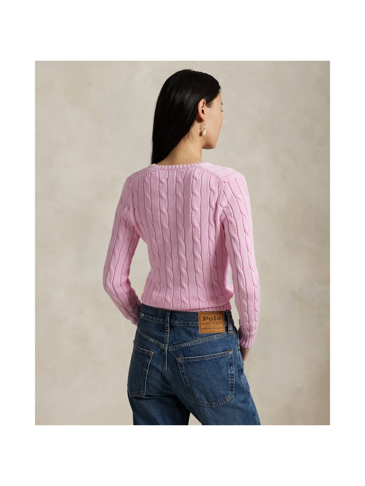 Детские свитеры Ralph Lauren Cable-Knit Cotton V-Neck Sweater — фото 2