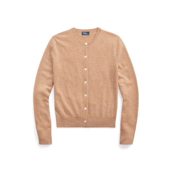 Cashmere Crewneck Cardigan